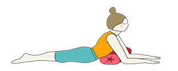 yin sphinx pose