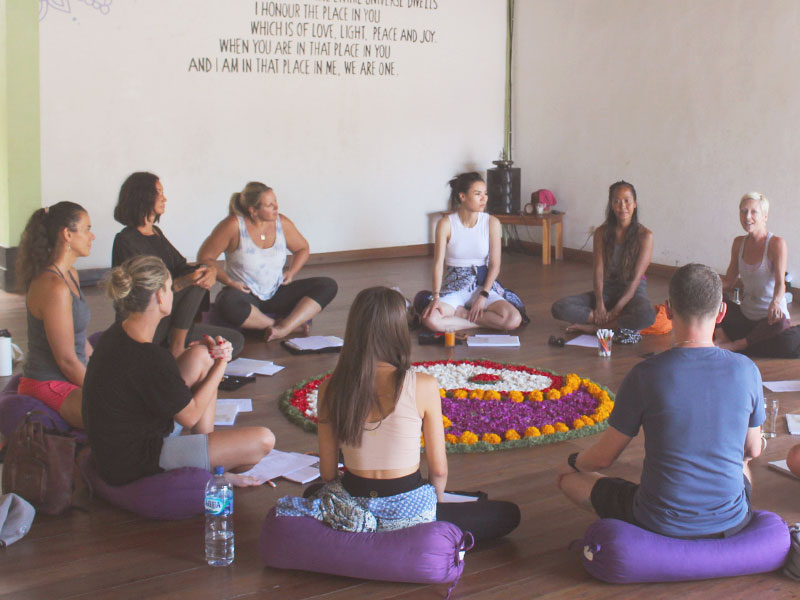 Welcome-circle 200h yoga teacher training bali